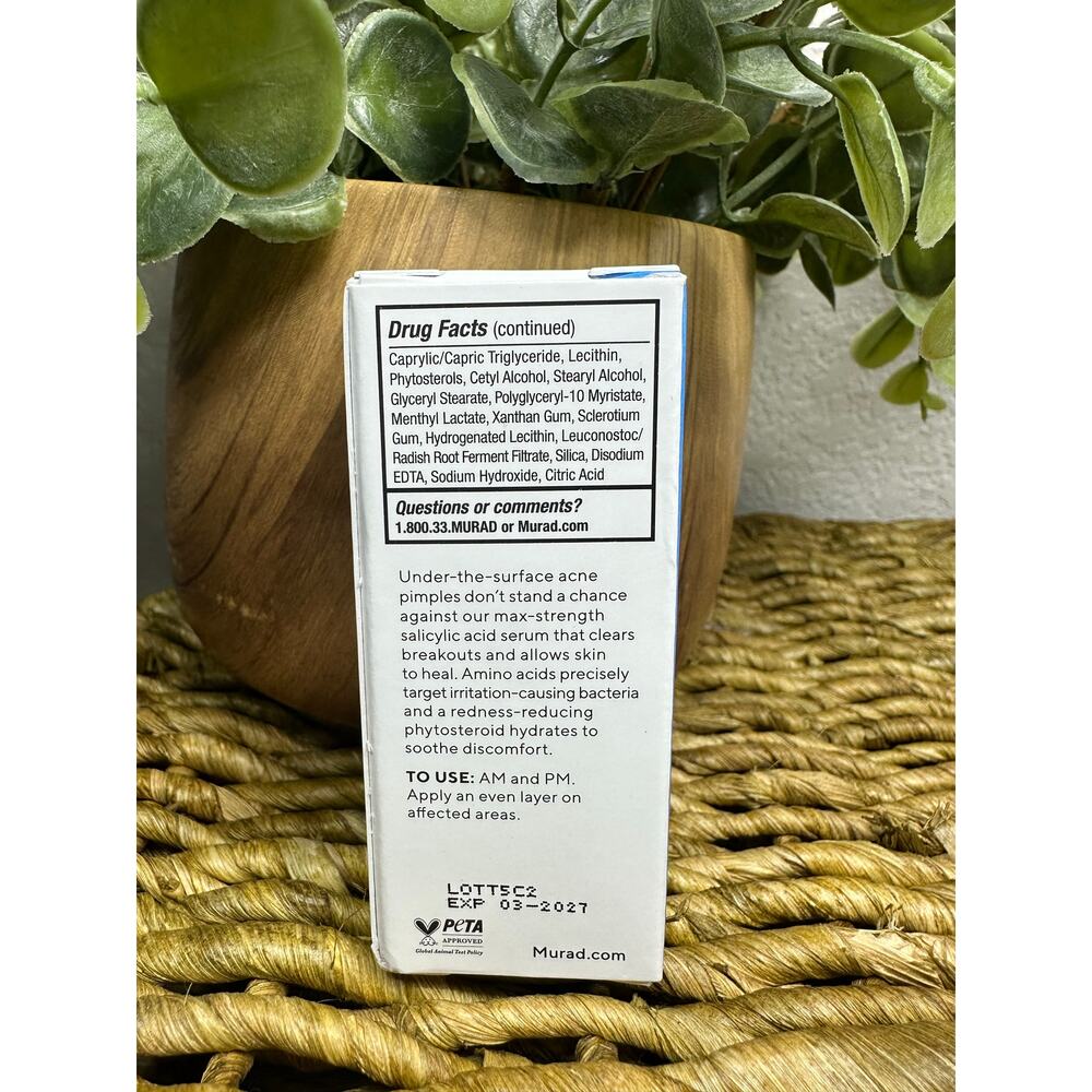 Murad‎ Deep Relief Acne Treatment with 2% Salicylic Acid 1oz - Picture 2 of 3